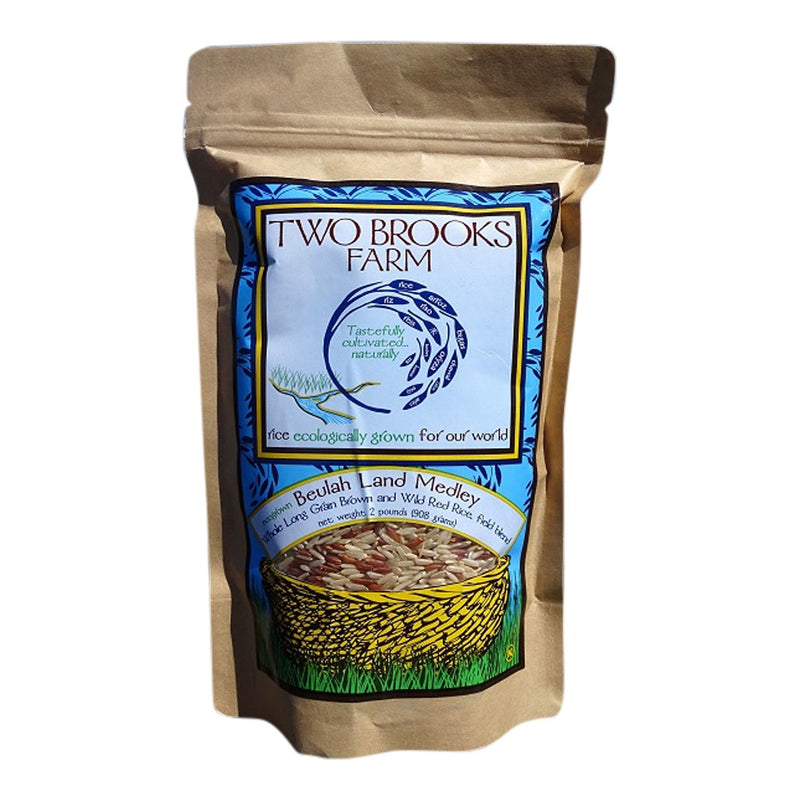 Beulah Land Medley Whole Long Grain Brown and Wild Red Rice TWO